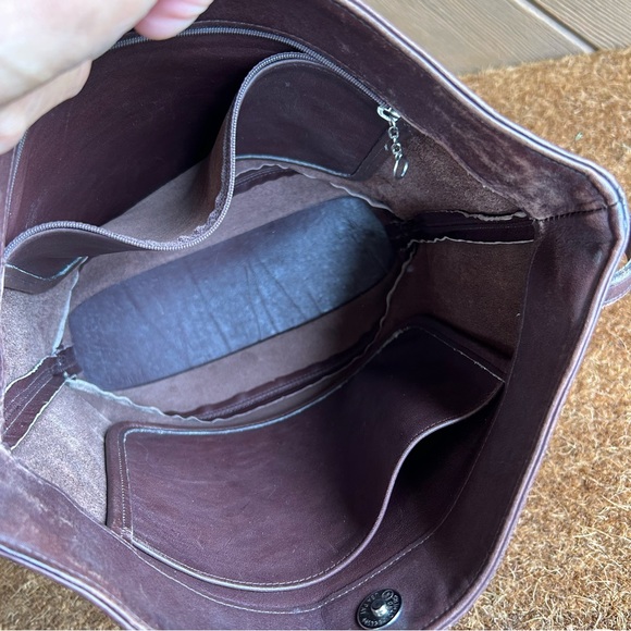 Vintage Coach Westport  brown leather bucket handbag tote Made in USA - Picture 10 of 16